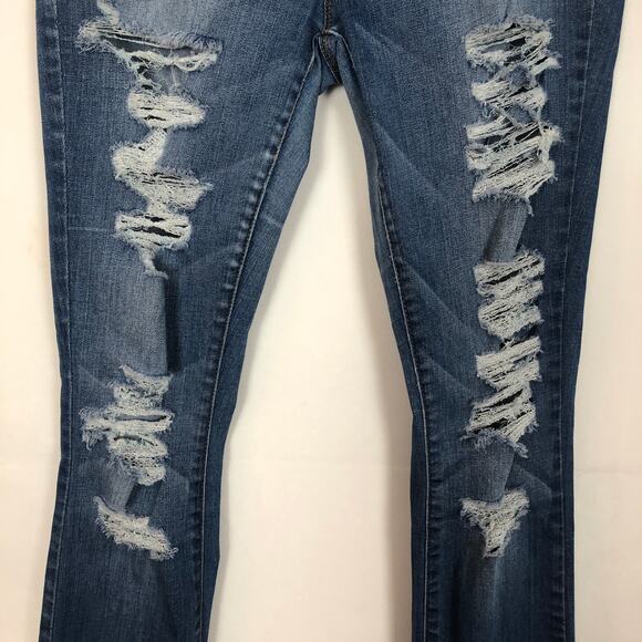 PacSun High Rise Jegging Distressed Jeans 27 - Picture 5 of 12